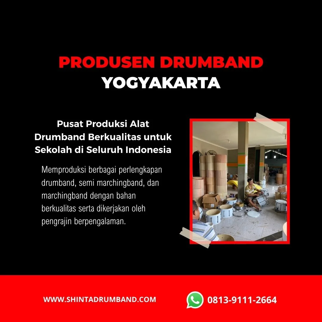 Produsen drumband Yogyakarta memproduksi alat drumband berkualitas