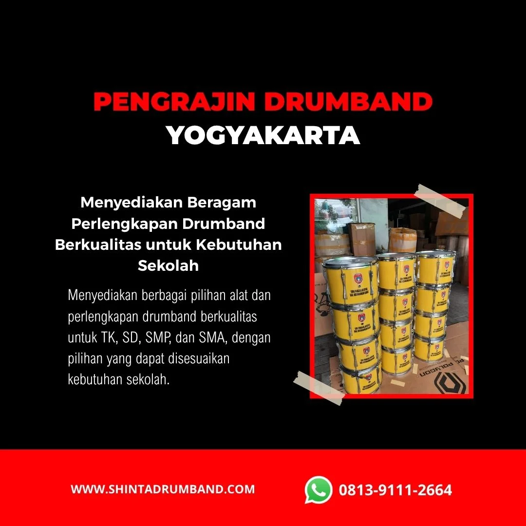 Perlengkapan drumband produksi pengrajin Yogyakarta siap dikirim ke Indonesia