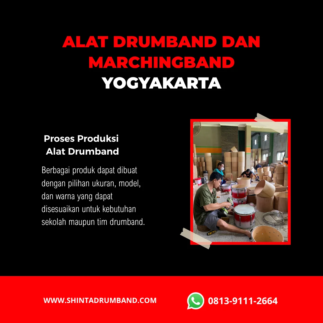 produsen alat drumband dan marchingband Yogyakarta Shinta Drumband