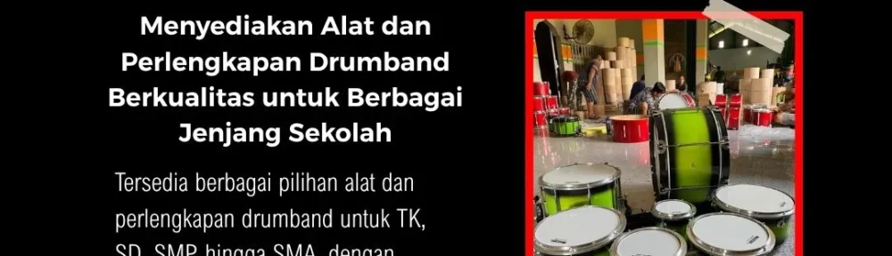 Pengrajin memproduksi alat drumband secara langsung di Yogyakarta